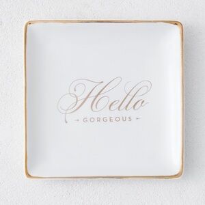 Z GALLERIE HELLO GORGEOUS TRINKET TRAY